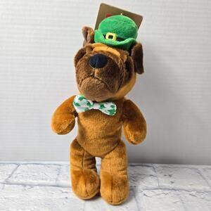 NWT Pallypaws St Paddy's Day Dog Toy Irish Derby Hat Shamrock Bowtie 13 inch